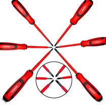 Jogo De Chaves Fenda E Philips Isoladas Eletricista Kit Com 6pçs Bomder Bom3110 Jogo De Chaves Fenda E Philips Isoladas Eletricista Kit Com 6pçs Bomder Bom3110