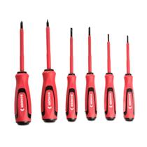 Jogo de Chaves Fenda e Philips Isoladas Magnéticas NR10 6 Pç Jogo de Chaves Fenda e Philips Isoladas Magnéticas NR10 6 Pç