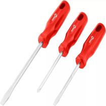 Jogo De Chaves Fenda E Phillips C/3 Peças