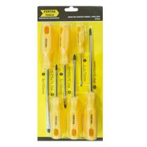Jogo de Chaves Fenda e Phillips com 06 Chaves - Fertak Tools