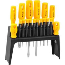 Jogo de chaves fenda/phillips/hexalobular com 18 peças VONDER Jogo de chaves fenda/phillips/hexalobular com 18 peças VONDER