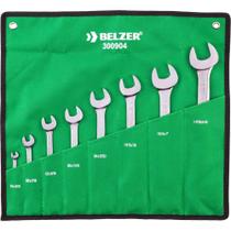 Jogo de Chaves Fixa 8 Peças Belzer 300904B Jogo de Chaves Fixa 8 Peças Belzer 300904B