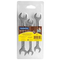 Jogo de Chaves Fixas 3 pçs Tramontina 10x11 12x13 14x15mm