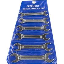 Jogo de Chaves Fixas 6-17mm 6 Peças - 1XM - EXCELLENT