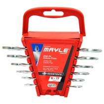 Jogo de Chaves Fixas 6 a 17mm com 6 Peças - 100408MY - MAYLE