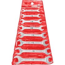 Jogo de Chaves Fixas 6 a 22mm 8 Peças - Nove54