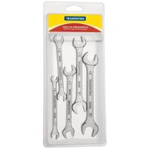 Jogo de Chaves Fixas com 05 Peças Tramontina 43408/147 6 a 15mm Jogo de Chaves Fixas com 05 Peças Tramontina 43408/147 6 a 15mm