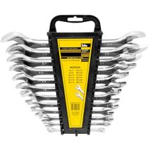 Jogo de Chaves Fixas CrV 6-32mm Bandeja com 12 Peças - 8AS - EDA