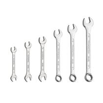 Jogo de Chaves Fixas e Combinadas Cromado/Temperado 6 peças Tramontina