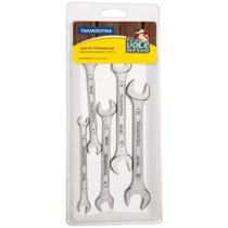 Jogo de Chaves Fixas Tramontina Aço Cromado - 5 Peças - 43408/147
