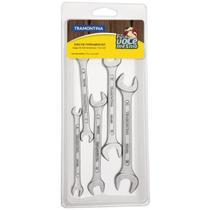 Jogo de Chaves Fixas Tramontina com Corpo em Aço Especial Cromado 5 Peças