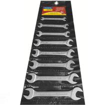 Jogo de Chaves Fixas Tramontina com Corpo em Aço Especial Cromado 8 Peças em Polegadas