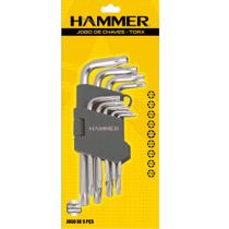 Jogo de Chaves Hammer Torx T10 A T50 Gyct13000