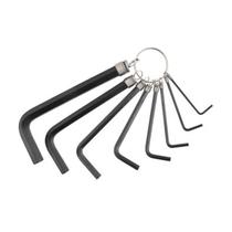 Jogo de chaves hexagonais, 2 mm a 10 mm com 8 peças VONDER