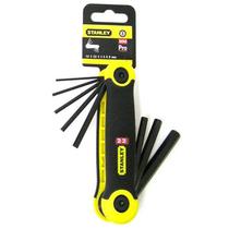 Jogo de Chaves Hexagonais 8 Peças Suporte Canivete Stanley