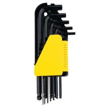 Jogo de Chaves Hexagonais Abauladas Longas em Polegadas 12 Peças - 69-257 - STANLEY