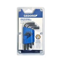 Jogo de Chaves Hexagonais Allen L - 9 Peças - 42-9P - (1/16" a 3/8") - Gedore