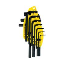 Jogo de Chaves Hexagonais em Polegadas 10 peças Jogo de Chaves Hexagonais em Polegadas 10 peças