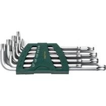 Jogo De Chaves Hexagonais Tork Longas Crv T10t50 Com 9 Peças Sata Jogo De Chaves Hexagonais Tork Longas Crv T10t50 Com 9 Peças Sata