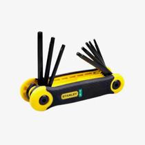 Jogo De Chaves Hexagonais Torx Tipo Canivete 8 Pçs 69-266 Stanley