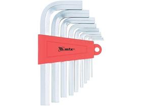 Jogo de Chaves Hexagonal MTX 2 a 12mm 123019 - 9 Peças