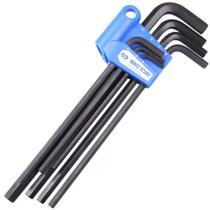 Jogo De Chaves L Hexagonal King Tony Extra Longa 7 Peças