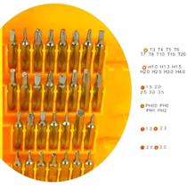 Jogo de Chaves Multiuso 1 kit 32 Peças com Estojo TE- - Exbom