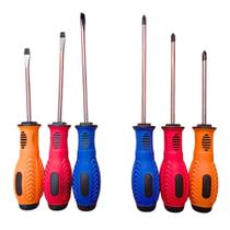 Jogo De Chaves Philips E Fenda Imantadas 6 Peças