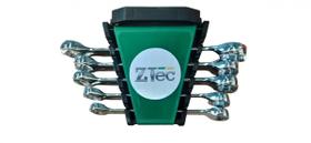 Jogo de chaves poligonais abertas para cano de freio 5 peças zt1002 ztec