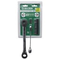 Jogo De Chaves Quadbox Com Bits 8-19mm 13 Peças Belzer/sata
