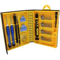 Jogo de Chaves Reparo Celular Notebook 38 Peças Jogo de Chaves Reparo Celular Notebook 38 Peças