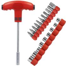 Jogo De Chaves Tipo T Com 21 Peças Ferramentas Multiuso