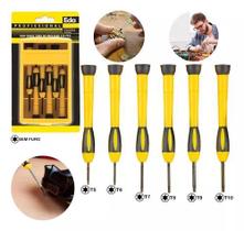 Jogo de Chaves Torx de Precisão 6 Peças T5-T10 8NH EDA Jogo de Chaves Torx de Precisão 6 Peças T5-T10 8NH EDA