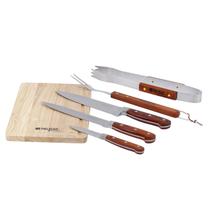 Jogo de Churrasco Inox 8 Pç - Palisad Jogo de Churrasco Inox 8 Pç - Palisad