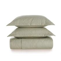 Jogo De Colcha 03 Pçs Casal Liss Verde Menta Karsten