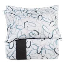 Jogo de Colcha 3 Peças Casal Altenburg Toque Acetinado Elos Jogo de Colcha 3 Peças Casal Altenburg Toque Acetinado Elos