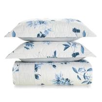 Jogo de Colcha 3 Peças Celeste Estampado Queen - Karsten