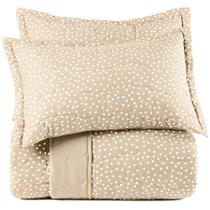 Jogo de Colcha Altenburg Bits Malha 3 Peças Casal Bege