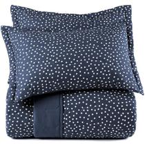 Jogo de Colcha Altenburg Bits Malha 3 Peças Queen Marinho Jogo de Colcha Altenburg Bits Malha 3 Peças Queen Marinho