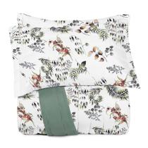 Jogo de Colcha Altenburg King Acetinado Folhagem: Jogo de Colcha Altenburg King Acetinado Folhagem: