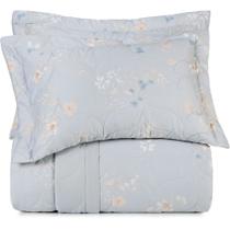 Jogo de Colcha Altenburg Lírio 300 Fios 3 Peças Queen Cinza Jogo de Colcha Altenburg Lírio 300 Fios 3 Peças Queen Cinza