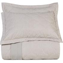 Jogo de Colcha Altenburg Lito 200 Fios 3 Peças Casal Bege