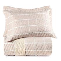 Jogo de Colcha Altenburg Queen Toque Acetinado Chess Bege: