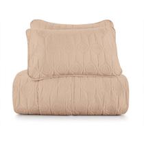 Jogo de Colcha Altenburg Toque Acetinado Rosa Casal 3pças: