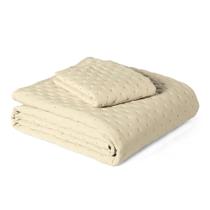 Jogo de Colcha Amazon Basics Twin XL 2 Peças Microfibra Bege