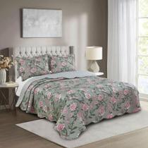 Jogo De Colcha Casal Patchwork Camesa 220 x 240 Cm Jogo De Colcha Casal Patchwork Camesa 220 x 240 Cm