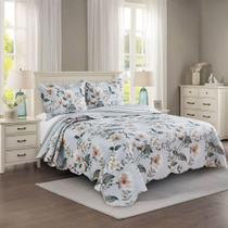 Jogo De Colcha Casal Patchwork Camesa 220 x 240 Cm