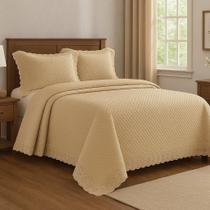 Jogo De Colcha Com Renda Paradis Casal 220x240cm