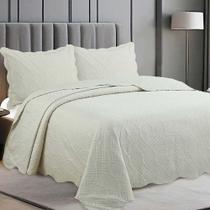 Jogo de Colcha Flow Solteiro - Bege - Camesa Jogo de Colcha Flow Solteiro - Bege - Camesa