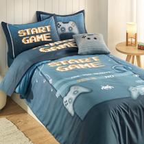Jogo De Colcha Infantil Solteiro 100% Algodão 200 Fios Game 2 Peças Karsten